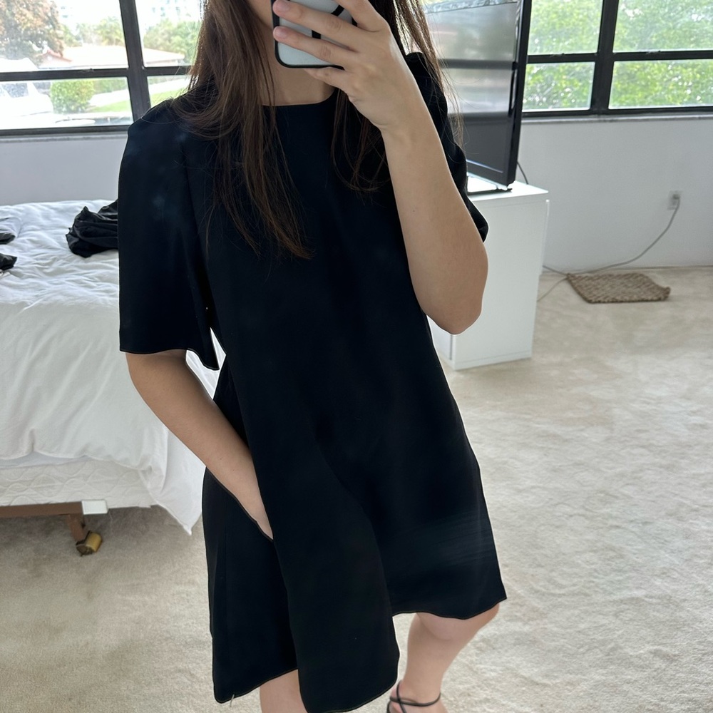 Zara Black Mini Dress - Size Small - Mint Condition